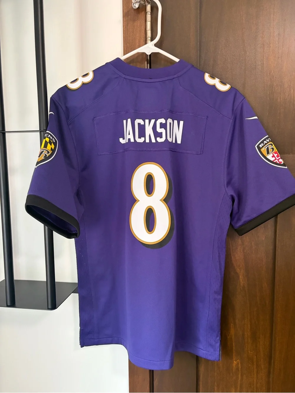 Nike Purple Baltimore Ravens #8 Football Jersey